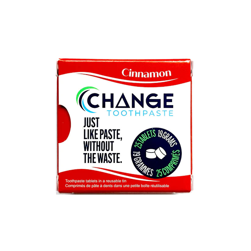 Change Toothpaste Travel Tin Cinnamon