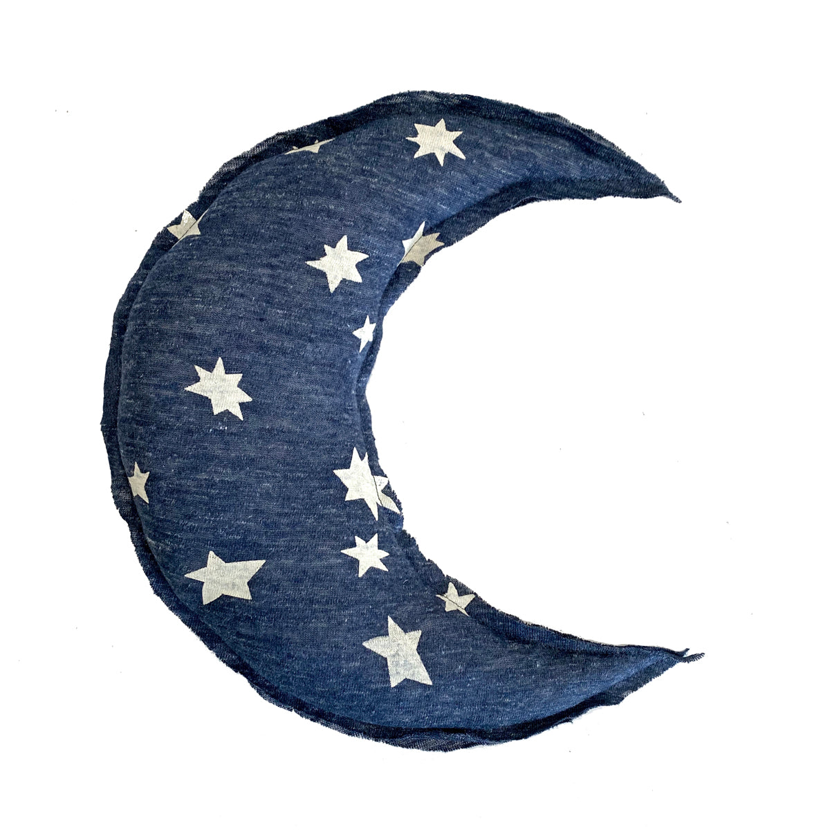 Crescent Moon Pillow Star Cluster Print