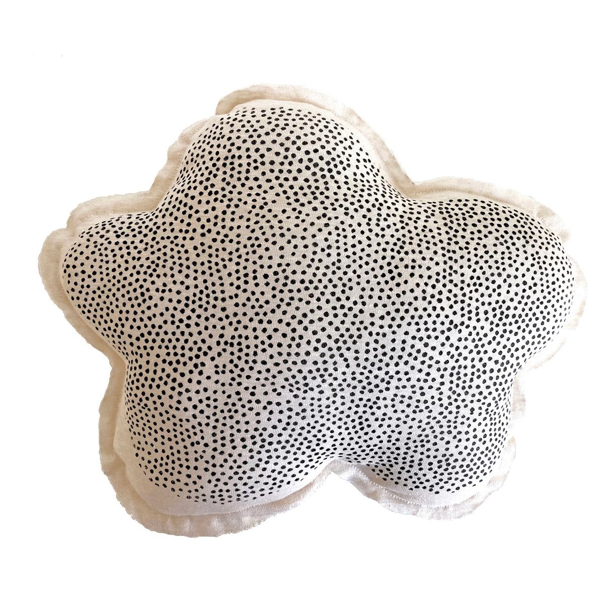 Cloud Shaped Pillow-Speckled Print